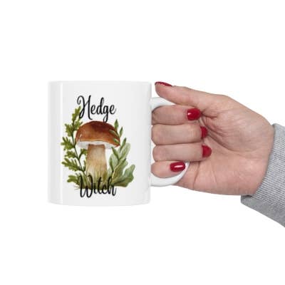 Hedge Witch Cute Ceramic Mug