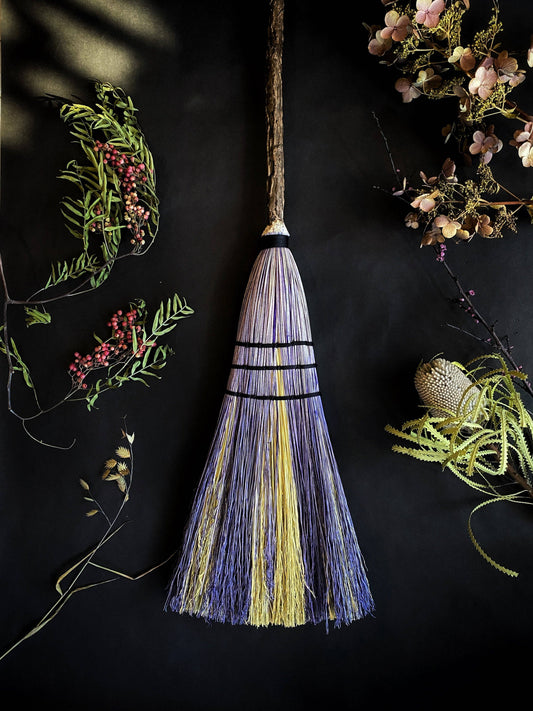 "Light as a Feather" Two-Tone Sweeper Brooms - Kitchen Broom