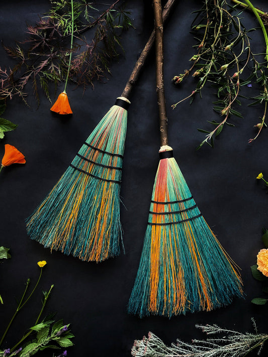 "Big Boss Witch" Sweeper Brooms - Kitchen Broom