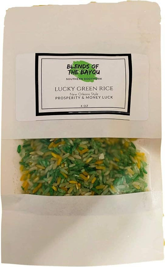 Lucky Green Rice for Hoodoo Wiccan Pagan Spells | 4 ounces